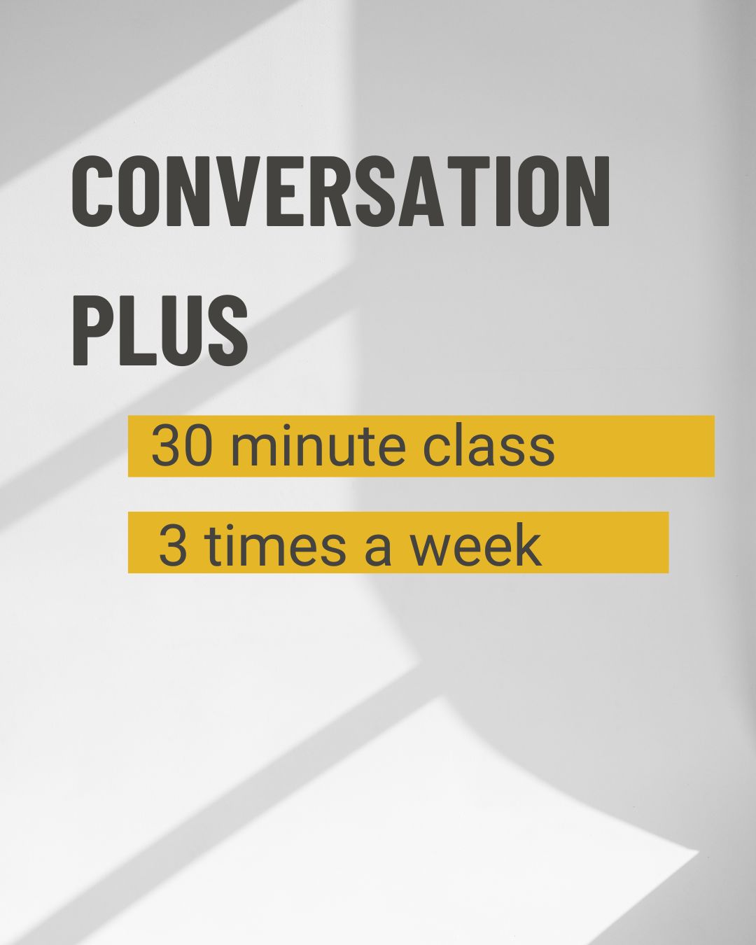 Conversation Plus