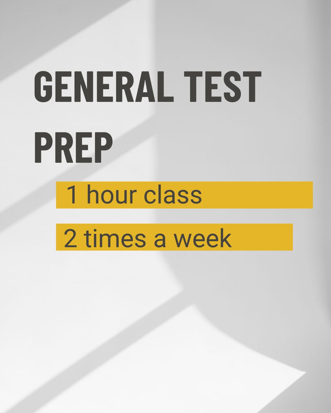 General Test Prep